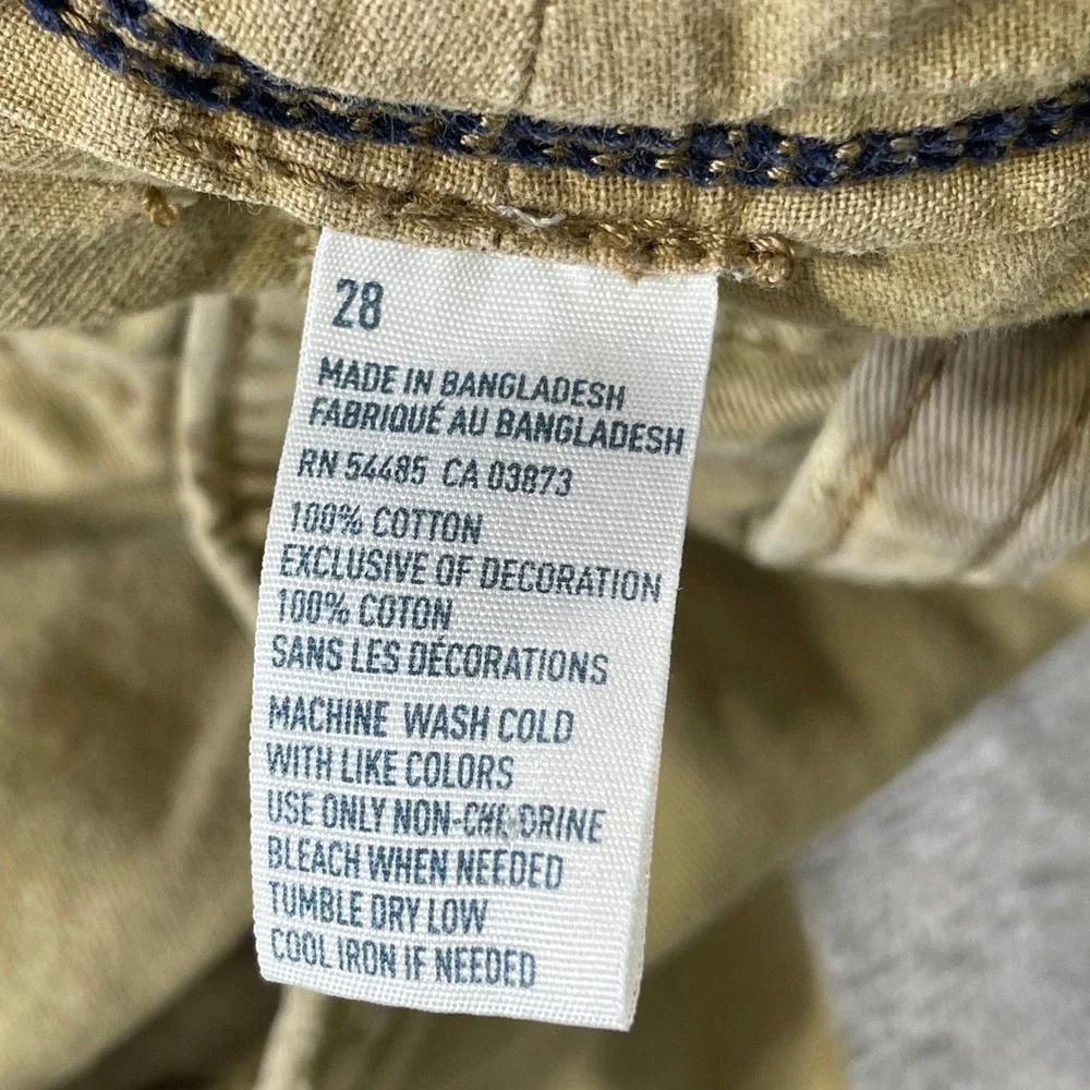 American Eagle Cargo Shorts Mens 28 Khaki Tan 10